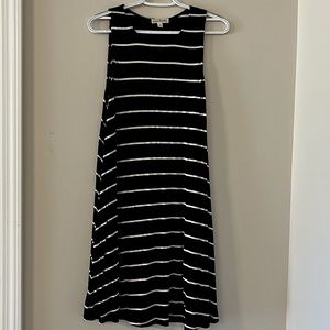Black and White Stripped Dress • Nine Britton • Comfortable